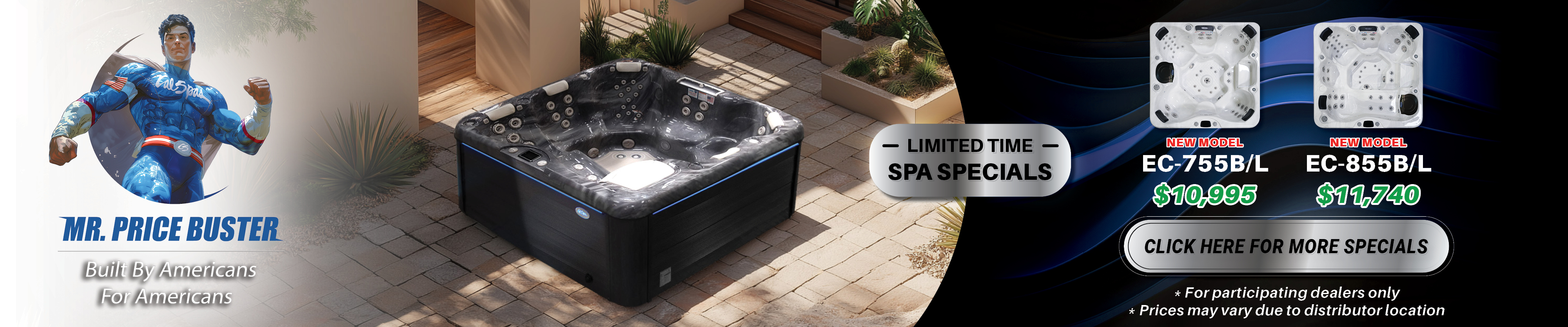 Calspas hot tub being used in a family setting - Rialto